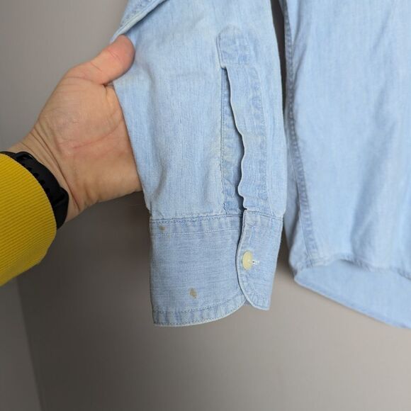 Ralph Lauren Men's Iconic Oxford shirt Blue cotton size XL - Picture 6 of 8